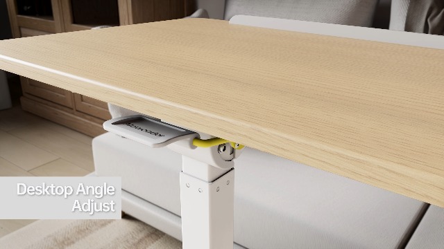 Alawooder モバイルスタンディングデスク ベージュ Amazon.com: alawooder 25 Inch Mobile Folding Desk - No Assembly